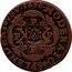 Brazil 40 Reis Countermarked Coin ND (1809) P Host Date 1698 KM# 275 MODERATO SPLENDEAT VSV 1698 P coin reverse