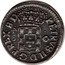 Brazil 40 Reis Pedro II ND KM# 76 PETRVS II DG PORT REX ET.B D 40 coin obverse