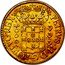 Brazil 4000 Reis Peter II 1698 KM# 89 PETRVS. II. DG. PORTVG. REX. 4000 coin obverse