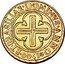 Brazil 4000 Reis Peter II 1700 KM# 98 ET BRASILIAE DOMINVS ANNO 1699 coin reverse