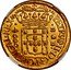 Brazil 4000 Reis Pedro 1702 P KM# 99 PETRVS. II. D. G. PORTVGAL. REX. 4000 coin obverse