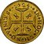 Brazil 4000 Reis Joao V 1726 R KM# 102 1715 IN HOC SIGNO VINCES R R R R coin reverse
