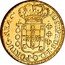 Brazil 4000 Reis Jose I 1752 KM# 171.1 IOSEPHUS I D G PORTUG REX 4000 coin obverse