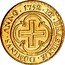 Brazil 4000 Reis Jose I 1752 KM# 171.1 ET BRASILIÆ DOMINVS ANNO 1753 coin reverse
