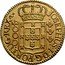 Brazil 4000 Reis Jose I 1764 KM# 171.2 JOSEPHUS I D G PORTUG REX 4000 coin obverse