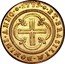 Brazil 4000 Reis Maria I and Pedro III 1779 KM# 210 ET BRASILIÆ DOMINI ANNO 1778 coin reverse