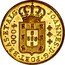 Brazil 4000 Reis Joao Prince Regent 1816 KM# 312 JOANNES D G PORT BRAS ET ALG 4000 coin obverse