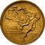 Brazil 5 Cruzeiros Map of Brazil 1942 KM# 560 BRASIL coin obverse
