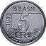 Brazil 5 Cruzeiros Reais Arara 1993 KM# 627 BRASIL 1993 5 CR$ coin obverse