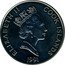 Cook Islands 5 dollars 500 years of America 1492-1992 1991 ELIZABETH II COOK ISLANDS 1991 coin obverse