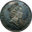 Cook Islands 5 Dollars (Lion family. Antique finish) RDM ELIZABETH II COOK ISLANDS 1996 coin obverse