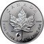 Canada 5 Dollars Treasured Silver Maple Leaf. Polar Bear Privy Mark 2024 CANADA 9999 FINE SILVER 1 OZ ARGENT PUR 9999 coin reverse