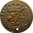 Brazil 5 Reis Joao V 1749 KM# 159 IOANNES V D G P ET BRASIL REX V 1749 coin obverse