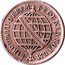 Brazil 5 Reis Maria I 1787 B KM# 214.2 CIRCUMIT. ORBEM PECUNIA. TOTUM coin reverse