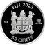 Fiji 50 Cents Unicorn 2023 FIJI 2023 50 CENTS 1 OZ .999 FINE SILVER coin obverse
