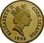 Cook Islands 50 Dollars (Elizabeth II Hummingbird) KM# 130 ELIZABETH II COOK ISLANDS RDM 1992 coin obverse