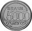 Brazil 5000 Cruzeiros 200th Anniversary of Tiradentes' Death 1992 KM# 625 BRASIL 5000 CRUZEIROS coin obverse