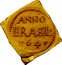 Brazil 6 Florin Occupation Coinage 1645 KM# 6.1 ANNO BRASIL 1645 coin reverse