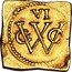 Brazil 6 Florin Occupation Coinage. Period After VI 1646 KM# 6.3 VI GWC coin obverse