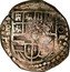 Brazil 600 Reis Alfonso VI Countermarked Coin ND (1688) KM# 65 coin obverse