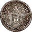 Brazil 640 Reis Pedro 1701 P KM# 90.3 PETRVS II DG PORT REX E BD coin obverse