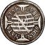 Brazil 640 Reis Pedro 1701 P KM# 90.3 SVBQ SIGN. NATA STAB. coin reverse