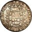 Brazil 640 Reis Joao V 1749 KM# 158.3 IOANNES. V. D. G. PORT. REX. ET. BRAS. D. 17 49 640 coin obverse