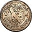Brazil 640 Reis Joao V 1749 KM# 158.3 SIGN NATA STAB SVBQ coin reverse