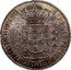 Brazil 640 Reis Maria I and Pedro III 1779 KM# 207.1 MARIA I ET PETRUS III D G PORT REGES BRAS D 17 83 640 coin obverse