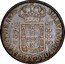 Brazil 640 Reis Maria I 1787 KM# 222.1 MARIA I D G PORT REGINA ET BRAS D 17 87 640 coin obverse