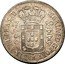 Brazil 640 Reis Maria I 1790 KM# 222.3 MARIA I D G PORT REGINA ET BRAS D 640 coin obverse