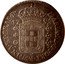 Brazil 640 Reis Maria I 1794 R KM# 222.2 MARIA I D G PORT REGINA ET BRAS D 17 91 640 coin obverse