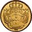 Brazil 6400 Reis Joao V 1727 B KM# 137 coin reverse