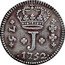 Brazil 75 Reis Jose I 1752 B KM# 176.1 J 75 1752 coin obverse