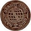 Brazil 80 Reis Joao V 1749 KM# 160 SVBQ SIGN. NATA STAB. coin reverse