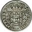 Brazil 80 Reis Jose I 1771 KM# 190.2 JOSEPHUS I D G PORT REX TE B D 17 68 80 coin obverse