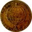 Brazil 80 Reis Joao Prince Regent 1818 R KM# 321.2 PECUNIA TOTUM CIRCUMIT ORBEM coin reverse