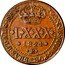 Brazil 80 Reis Joao 1821 R KM# 342.2 JOANNES D G PORT BRAS ET ALG REX LXXX 1821 R coin obverse