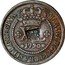 Brazil 80 Reis Maria I Countermarked Coin ND (1809) Host Date 1790 KM# 290.1 MARIA.I.D.G.P.ET.BRASILIÆ.REGINA XL 1790 coin obverse