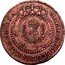 Brazil 80 Reis Counterstamped Coin ND KM# 354 MARIA I D G P ET BRASILIAE REGINA 80 coin obverse