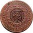 Brazil 80 Reis Counterstamped Coin ND KM# 357 PECUNIA TOTUM CIRCUMIT ORBEM coin reverse