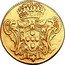 Brazil 800 Reis Joao V 1734 R KM# 153 coin reverse