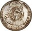Brazil 960 Reis Joao Prince Regent Countermarked Coin ND KM# 350 CAROLUS III DEI GRATIA 1807 960 C coin obverse