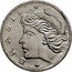 Brazil Centavo Liberty 1969 Mintage figure includes KM#575.1 coins struck in 1969 but dated 1967. KM# 575.2 BRASIL coin obverse