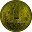 Brazil Cruzeiro Map of Brazil 1942 KM# 558 1955 1 CRUZEIRO coin reverse