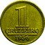 Brazil Cruzeiro National Arms 1956 KM# 567 1 CRUZEIRO 1956 coin reverse