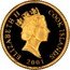 Cook Islands Five Dollars Elizabeth II James Cook 2001  ELIZABETH II COOK ISLANDS RDM 2001 coin obverse