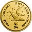 Cook Islands Four Dollars Elizabeth II Whales 2001  Proof FOUR DOLLARS 9999 GOLD 1/30TH OZ $4 coin reverse