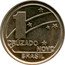 Brazil Novo Cruzado 100th Anniversary of the Republic of Brazil 1989 KM# 615 1 CRUZADO NOVO BRASIL coin obverse