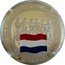 Cook Islands One Dollar Football World Cup. Netherlands 2001 RUNNER-UP FOOTBALL WORLD CUP 1974 1978 NETHERLANDS ONE DOLLAR coin reverse